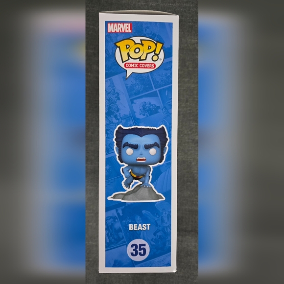 Funko Marvel Beast with Comic PE Exclusive 60th anniversary pop - Picture 2 of 7